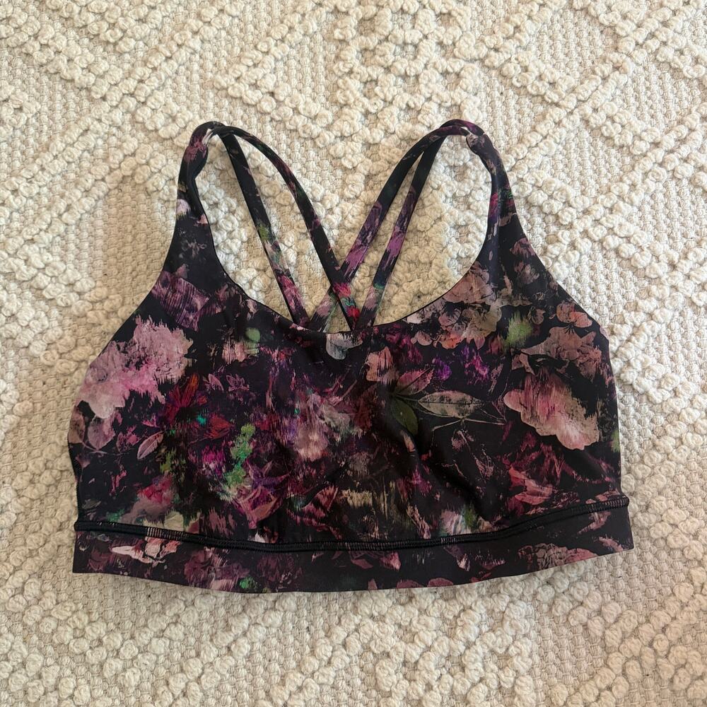 Lululemon Energy Bra Floral